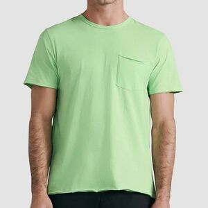 NWT rag & bone Miles Tee In Principal Jersey Light Green Size L
